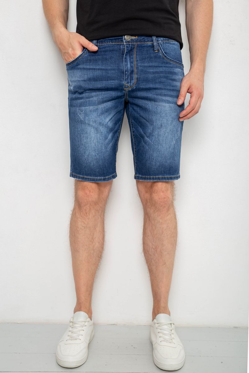 Джинсові шорти чоловічі, колір синій, 244R5A-045