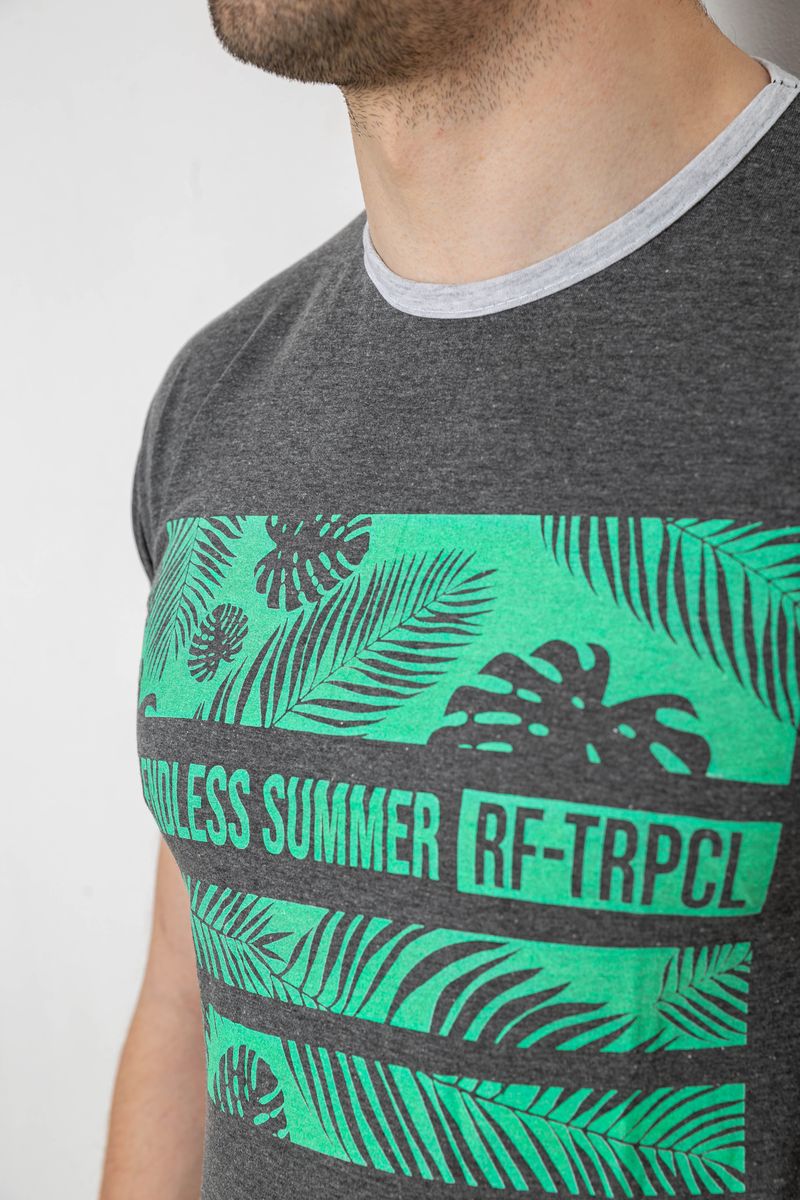 Піжама чоловіча, колір сірий, 243R6208 - Зображення 5