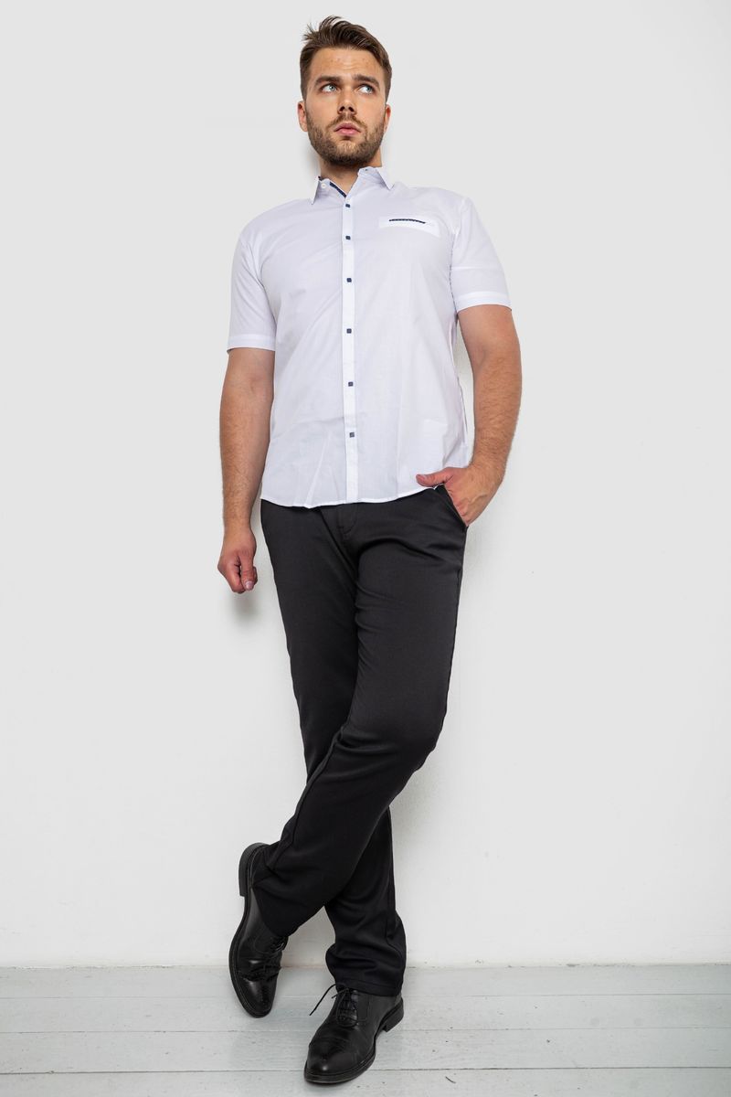 Сорочка чоловіча класична, колір білий, 214R7115