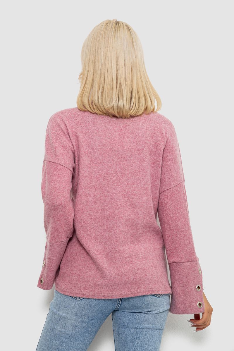 Гольф жіночий, колір пудровий, 257R111-1 - Зображення 4