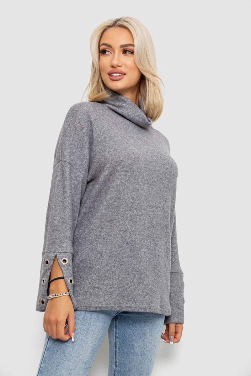 Гольф жіночий, колір світло-сірий, 257R111-1 - Зображення 3