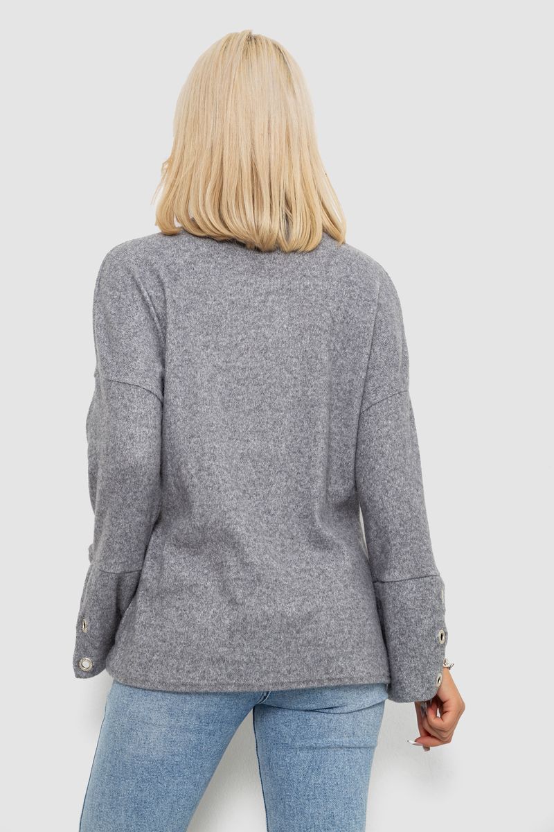 Гольф жіночий, колір світло-сірий, 257R111-1 - Зображення 4