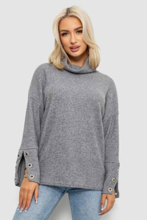 Гольф жіночий, колір світло-сірий, 257R111-1