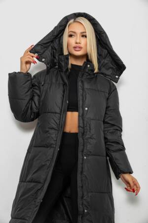 Куртка жіноча зимова, колір чорний, 244R667