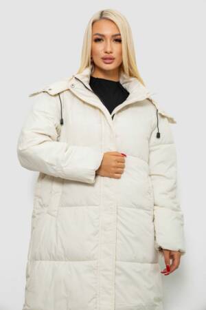 Куртка жіноча зимова, колір молочний, 244R667