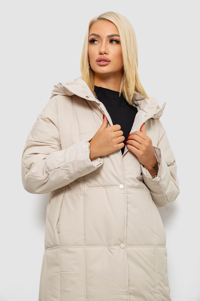 Куртка жіноча зимова, колір світло-бежевий, 244R8832