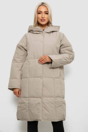 Куртка жіноча зимова, колір темно-бежевий, 244R8832