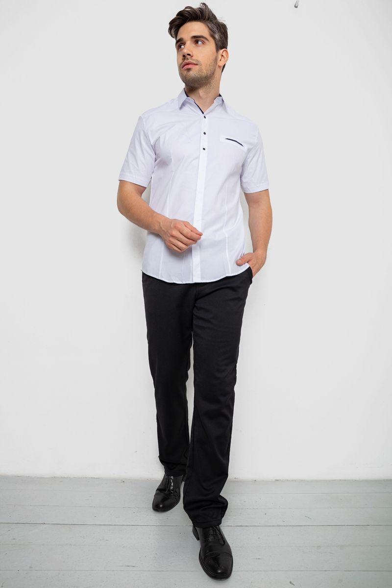 Сорочка чоловіча, колір білий, 214R7113