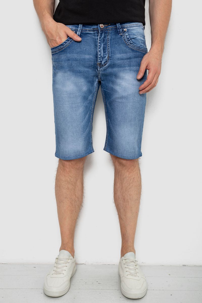 Шорти чоловічі джинсові, колір синій, 244RK7115