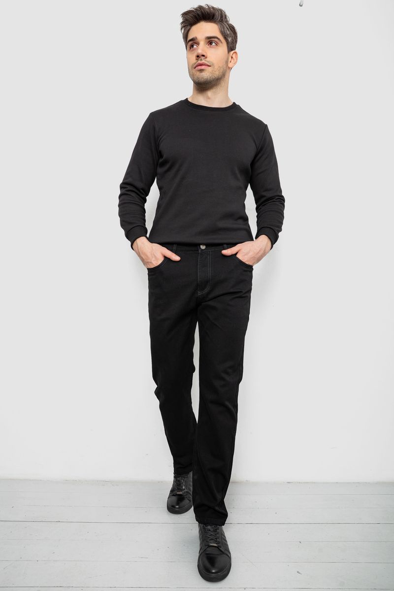 Джинси чоловічі, колір чорний, 244RW20