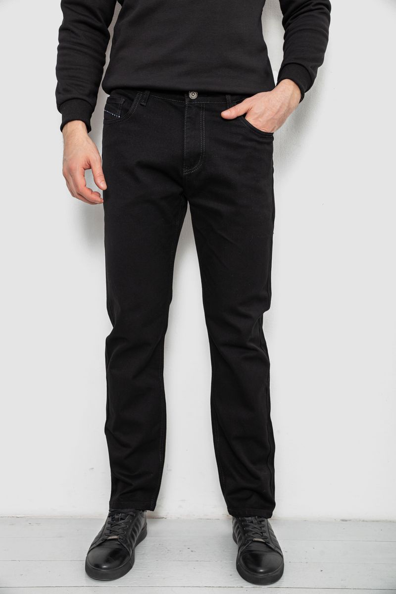 Джинси чоловічі, колір чорний, 244RW20