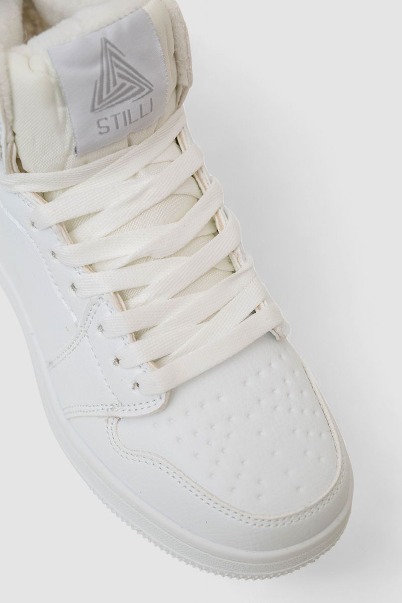 Кросівки жіночі зимові на хутрі, колір білий, 248RHB470