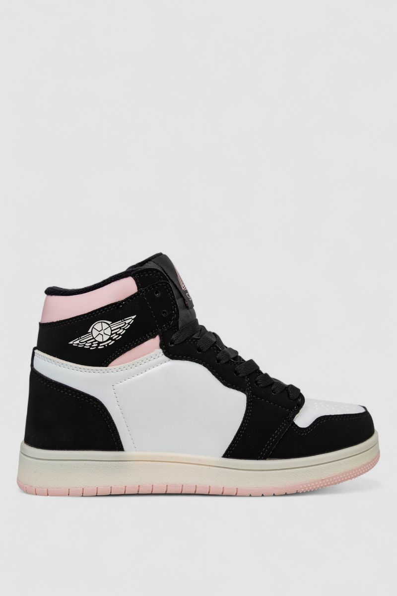 Кросівки жіночі зимові на хутрі, колір біло-рожевий, 248RHB470