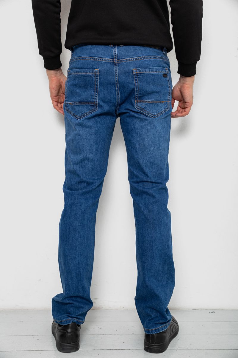 Джинси чоловічі, колір синій, 244R01-2 - Зображення 4