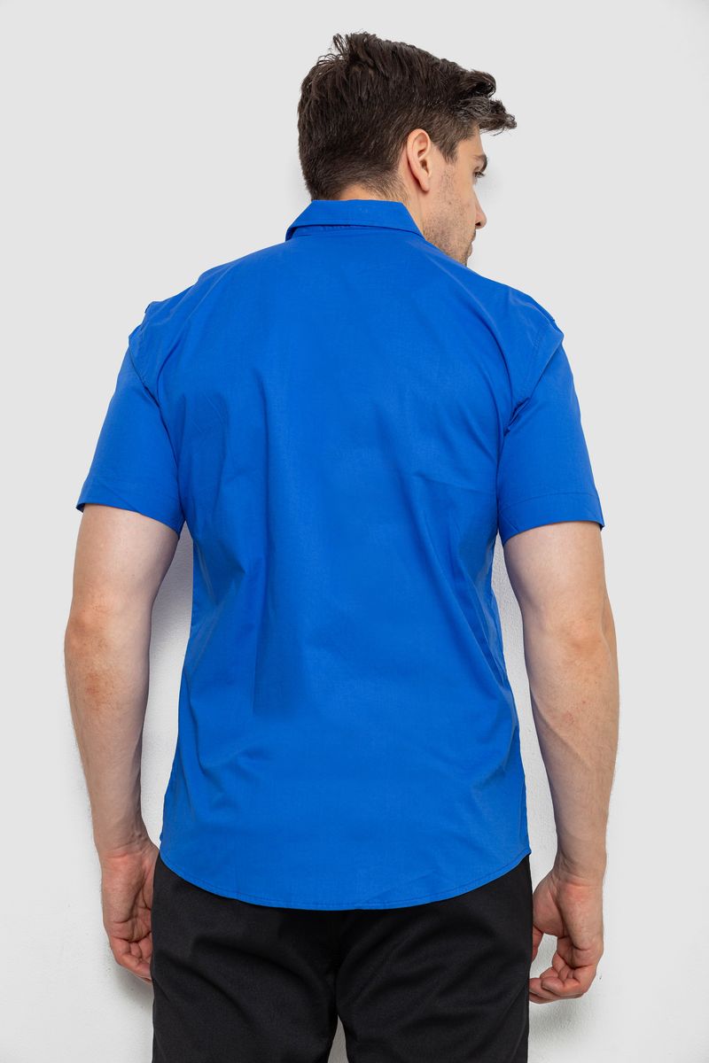 Сорочка чоловіча класична, колір електрик, 214R7114-1 - Зображення 4