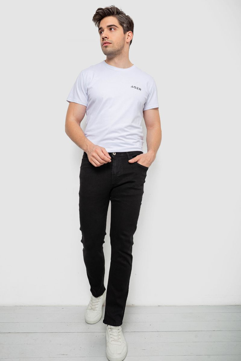 Джинси чоловічі, колір чорний, 244R8350