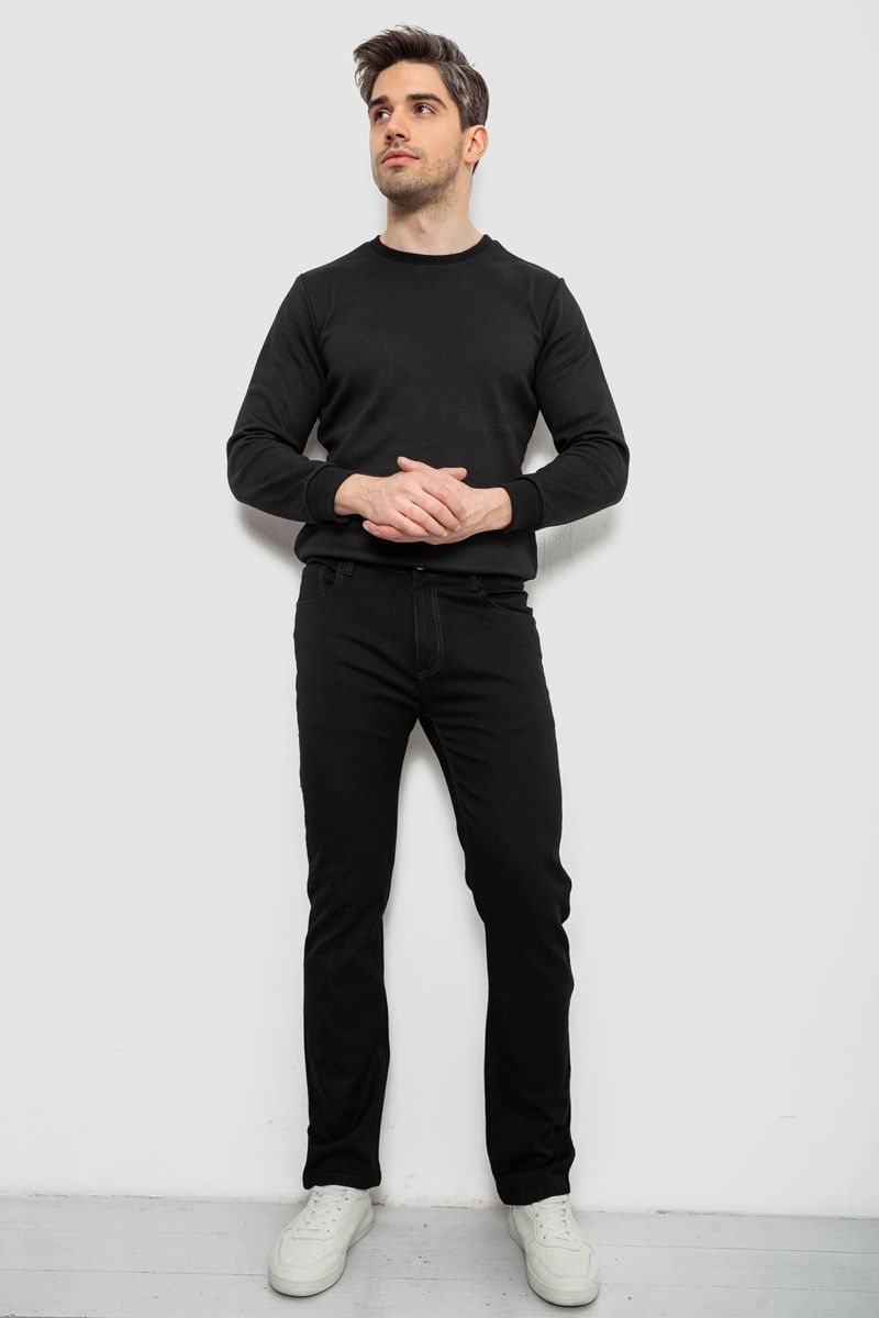 Джинси чоловічі, колір чорний, 244RW21
