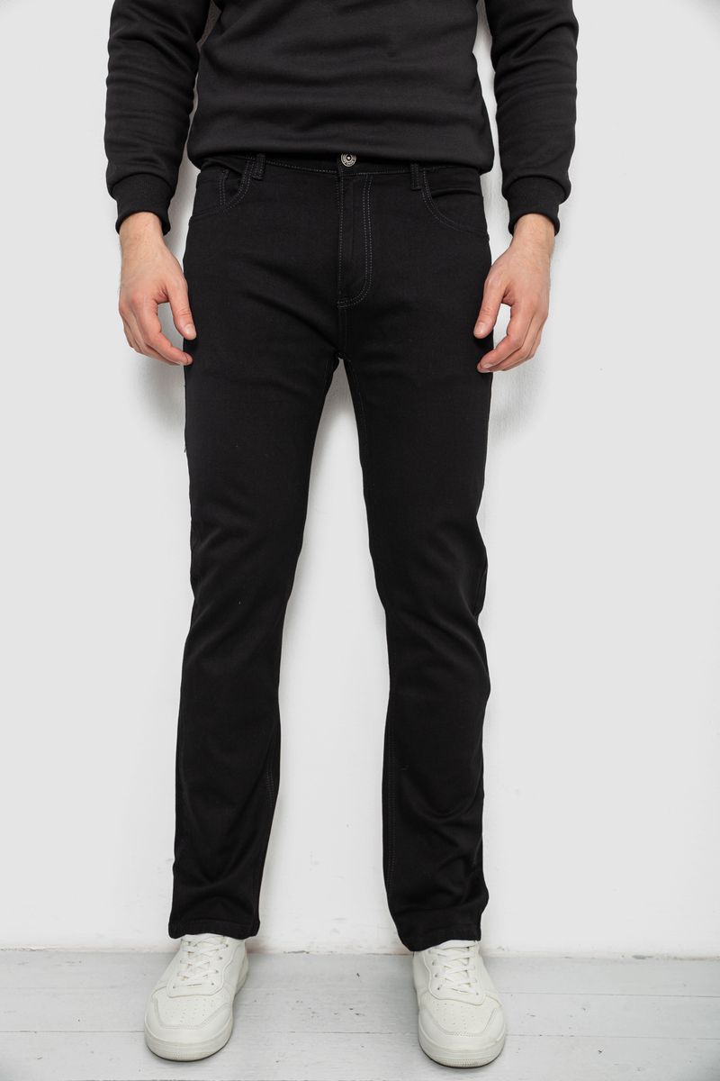 Джинси чоловічі, колір чорний, 244RW21