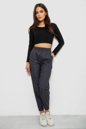 Штани жіночі утеплені -1, колір сірий, 157R327