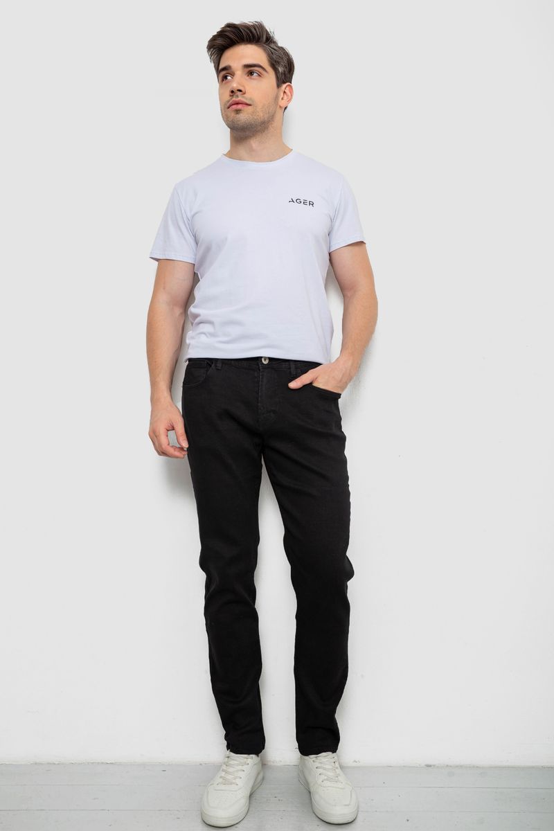 Джинси чоловічі, колір чорний, 244R8351