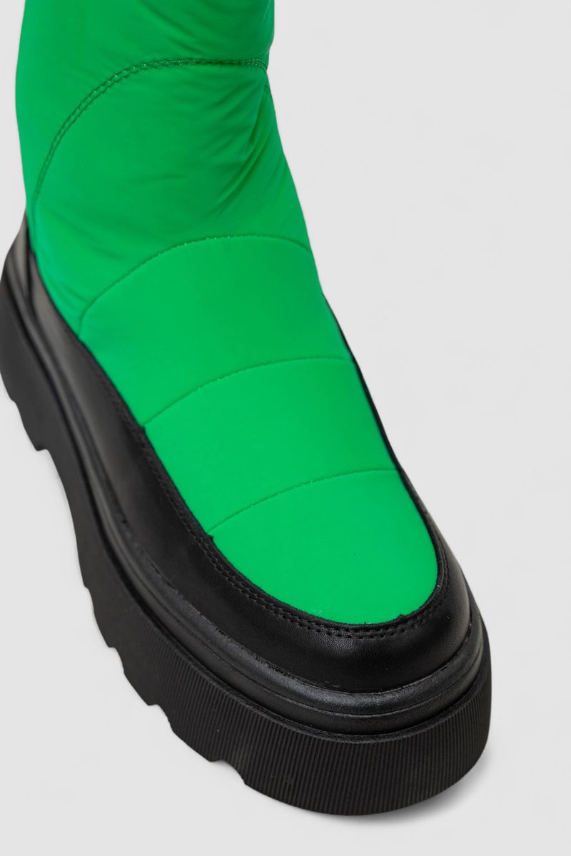 Черевики жіночі демісезонні, колір зелений, 243R90