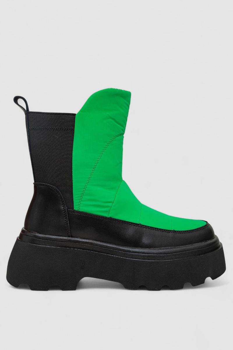 Черевики жіночі демісезонні, колір зелений, 243R90