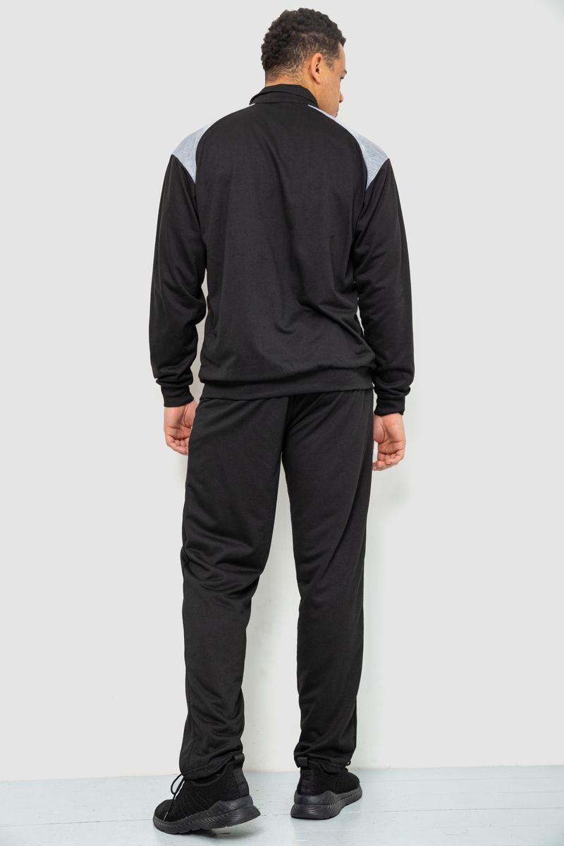 Спорт костюм чоловічий, колір чорний, 244R938 - Зображення 4
