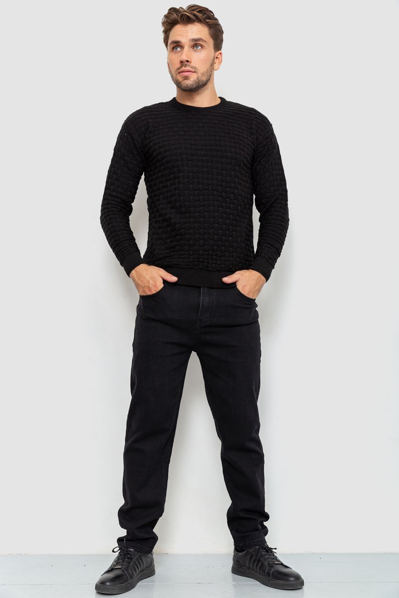 Светр чоловічий, колір чорний, 161R882