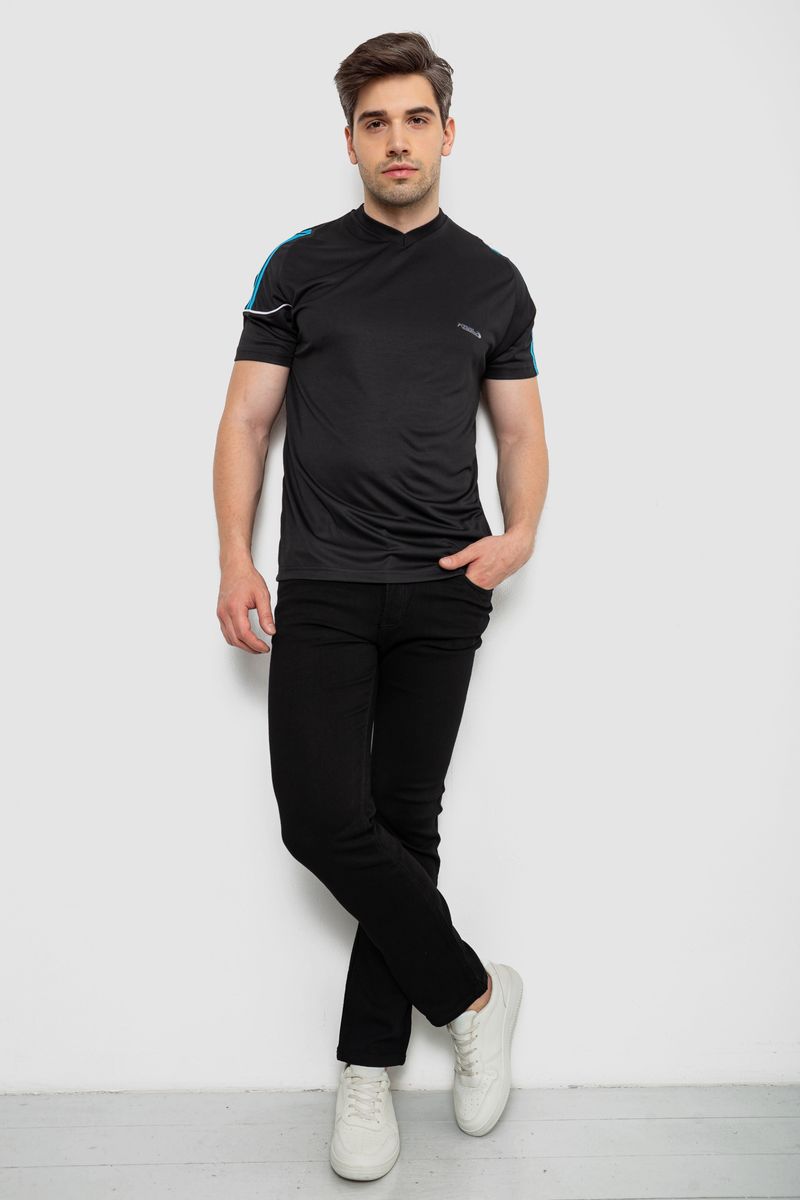 Футболка чоловіча, колір чорний, 244R0504-5
