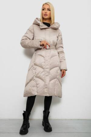 Куртка жіноча зимова, колір бежевий, 244R5612