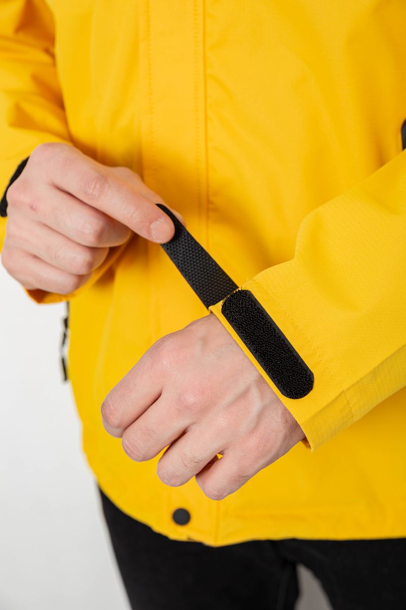 Куртка чоловіча демісезонна з капюшоном, колір жовтий, 244RL-2515AL - Зображення 6