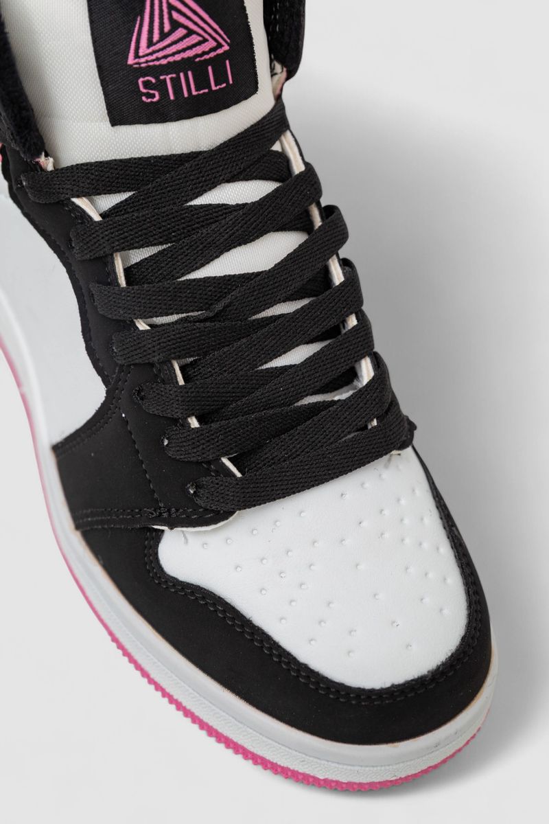 Кросівки жіночі зимові на хутрі, колір біло-рожевий, 248RHB470-9