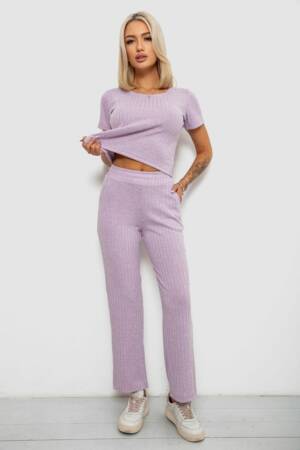 Костюм жіночий домашній, колір бузковий, 257R60