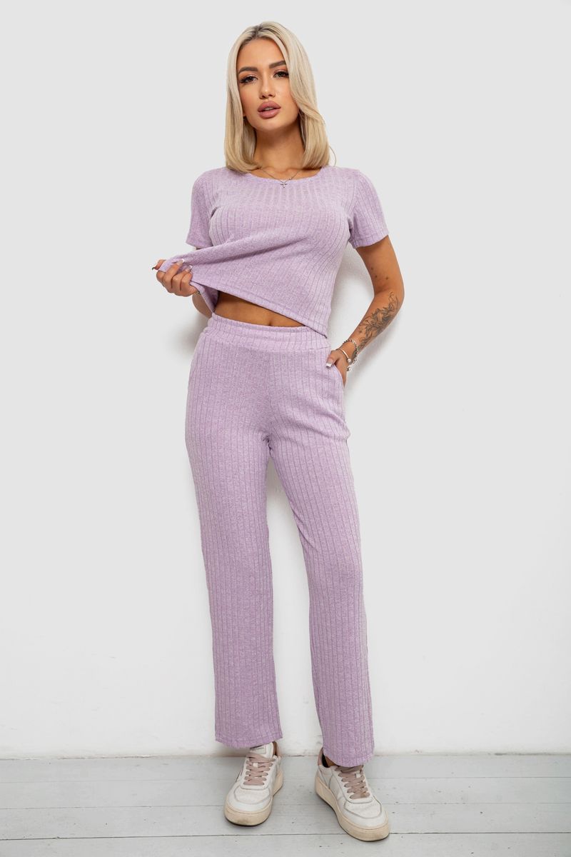 Костюм жіночий домашній, колір бузковий, 257R60