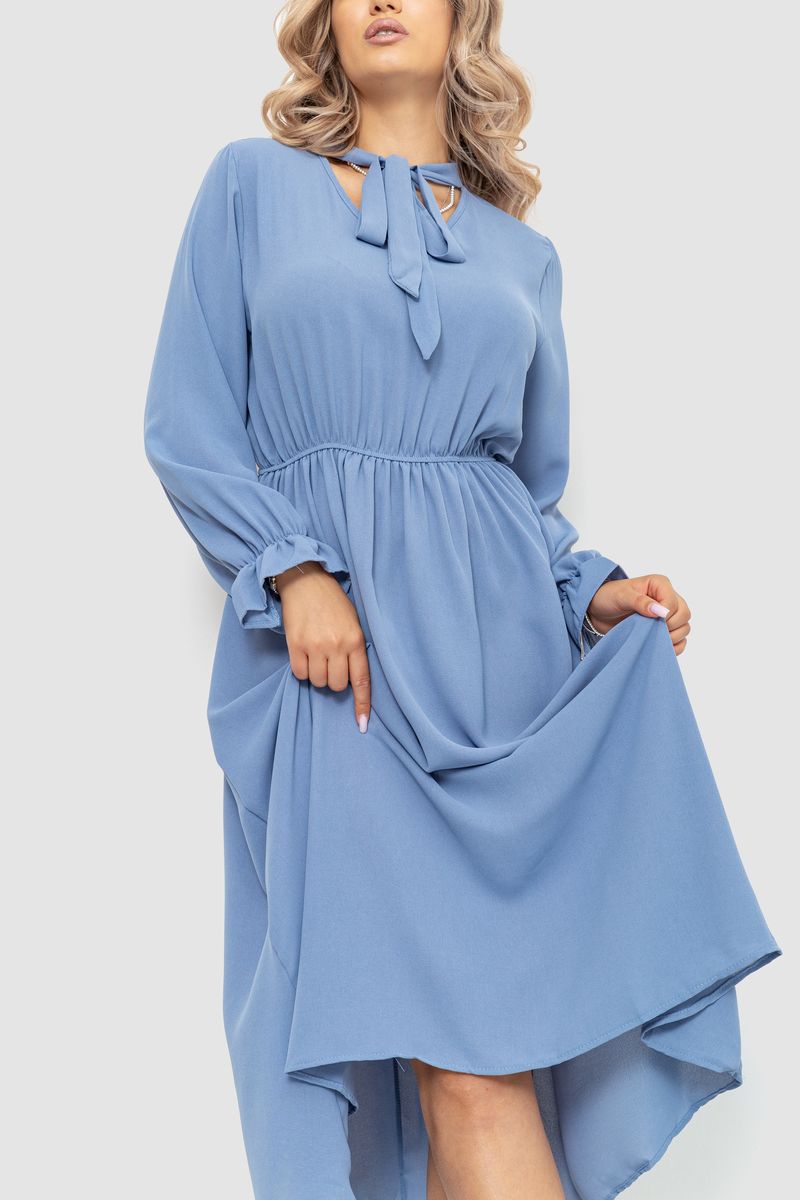 Ошатне плаття, колір джинс, 204R601