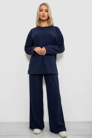 Костюм трикотажний жіночий, колір синій, 257R1321