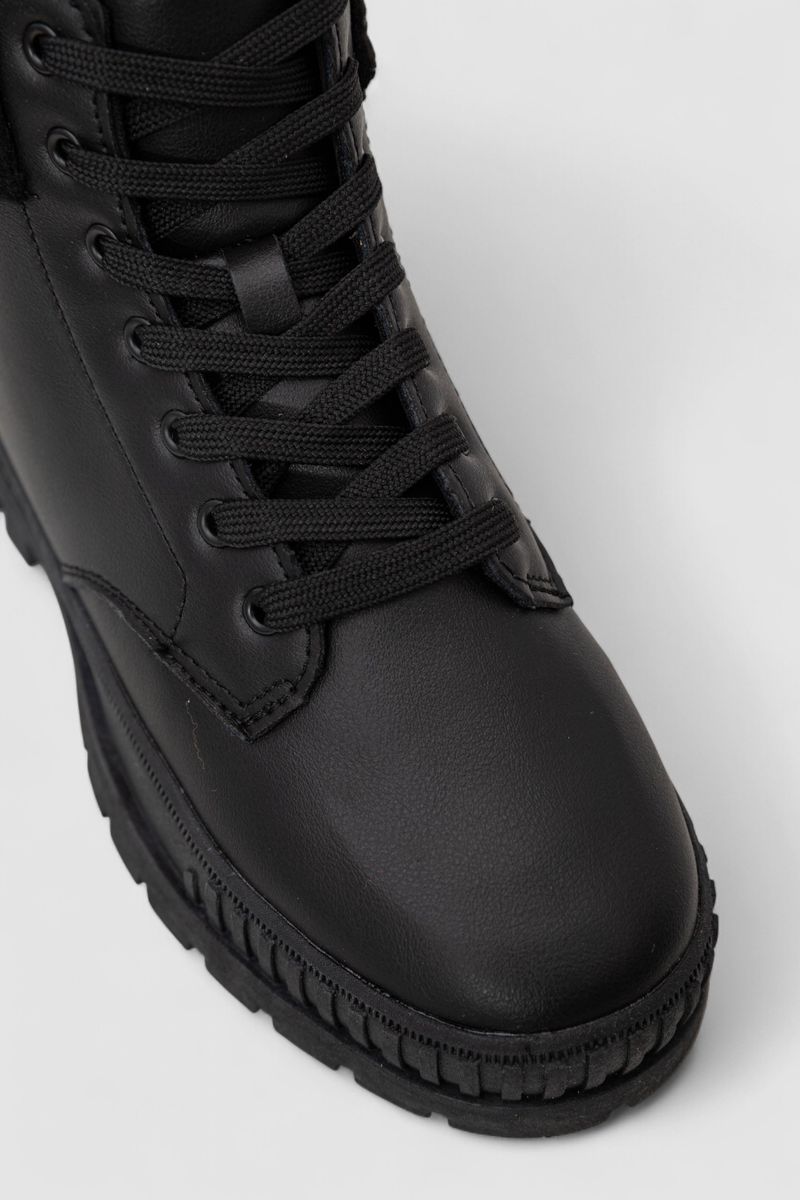 Черевики жіночі зимові на хутрі, колір чорний, 248RCX1750