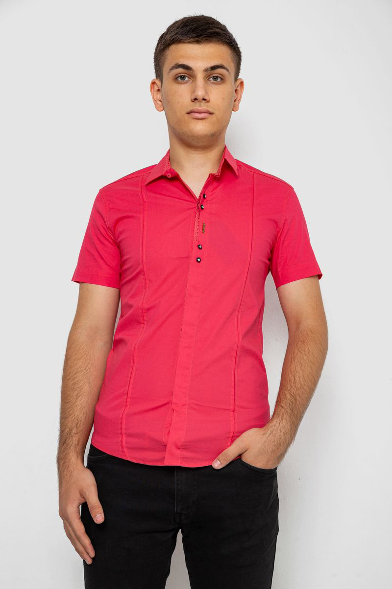 Сорочка чоловіча, колір рожевий, 214R7447