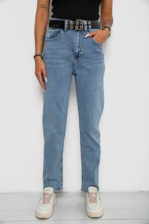 Джинси жіночі, колір блакитний, 244R00579