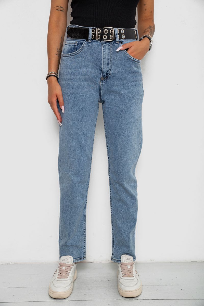 Джинси жіночі, колір блакитний, 244R00579