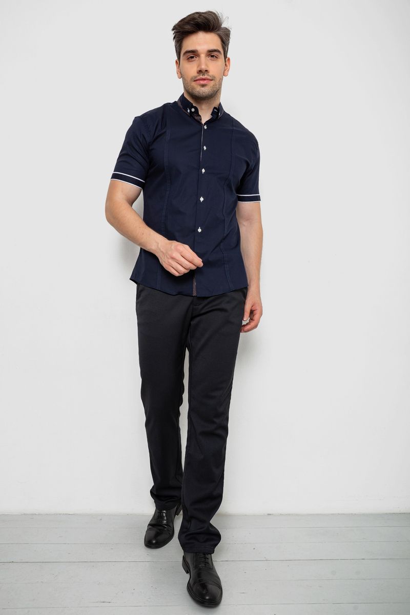 Сорочка чоловіча 214R7007, колір Синій
