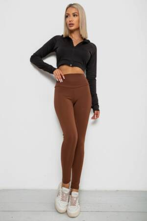 Лосини однотонні, колір коричневий, 238R57308