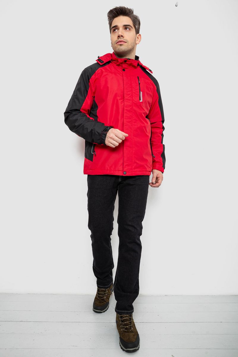 Куртка чоловіча демісезонна, колір червоний, 244R2231