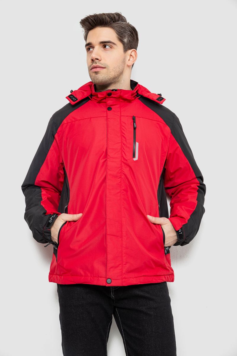 Куртка чоловіча демісезонна, колір червоний, 244R2231