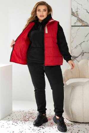 Жилет жіночий демісезонний, колір червоний, 257R95