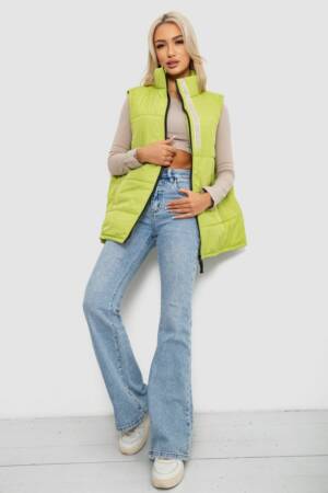 Жилет жіночий демісезонний, колір фісташковий, 257R95