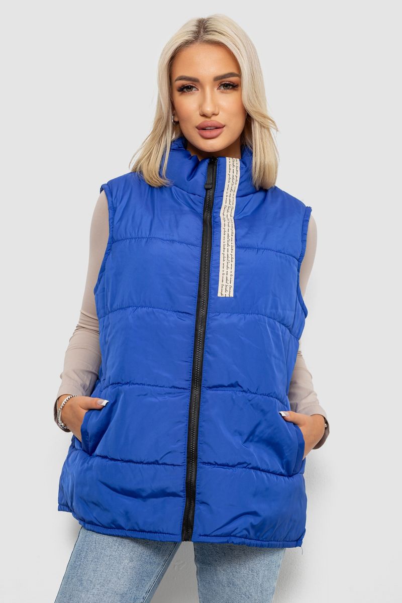 Жилет жіночий демісезонний, колір електрик, 257R95