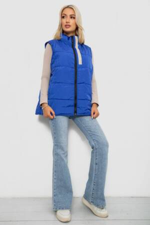 Жилет жіночий демісезонний, колір електрик, 257R95