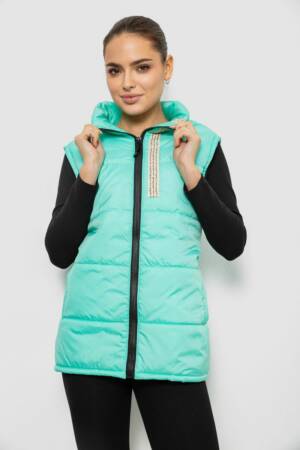 Жилет жіночий демісезонний, колір м’ятний, 257R95