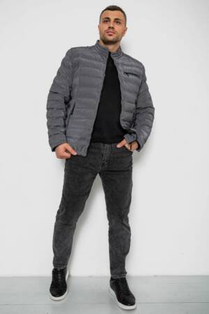 Куртка чоловіча демісезонна, колір сірий, 214R822К